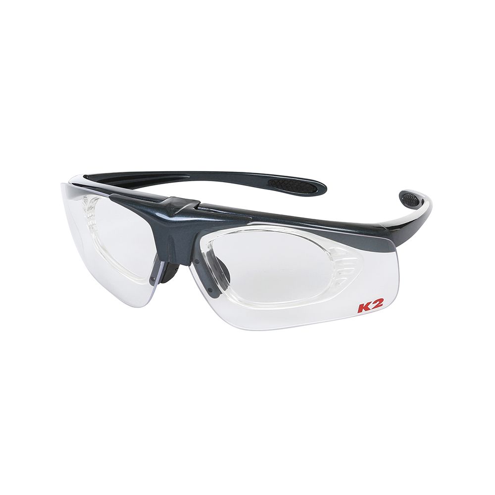 K2 Safety Safety Glasses KP-103A (Snow White) – Anti-fog, Anti-scratch, Prescription Lens Compatible